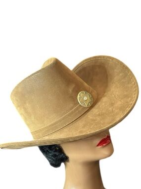 Vintage Distress Look Western Hat